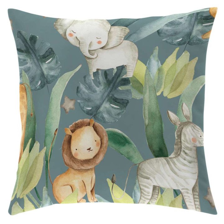 Cuscino per bambini SIMBA: avventure selvagge e dolcezza in ogni angolo