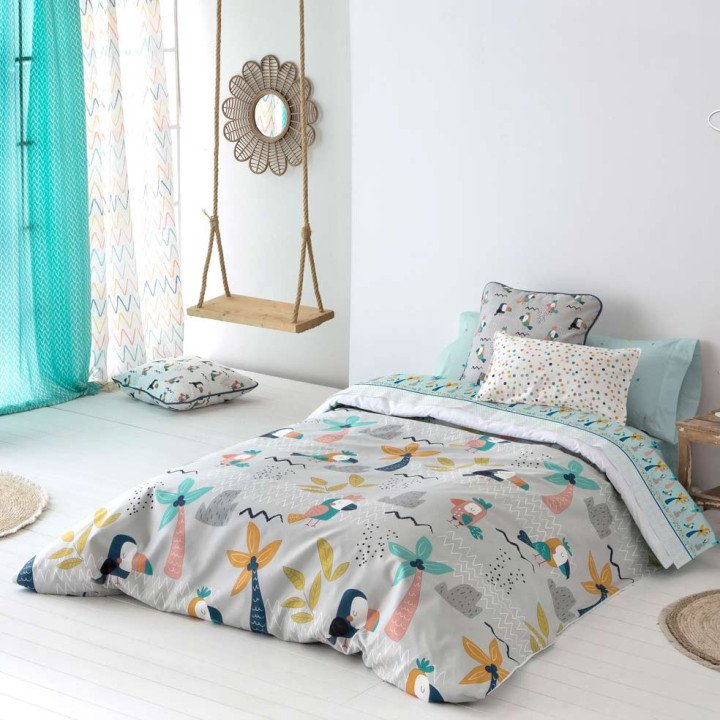 Housse de couette pour enfants ALOHA – Douceur, couleur et plaisir pour leurs rêves